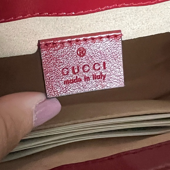 New Gucci Marmont Mini Top Handle - Picture 6 of 16